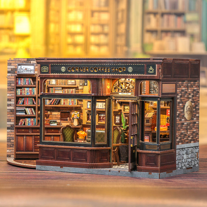 Corner Café Miniature DIY