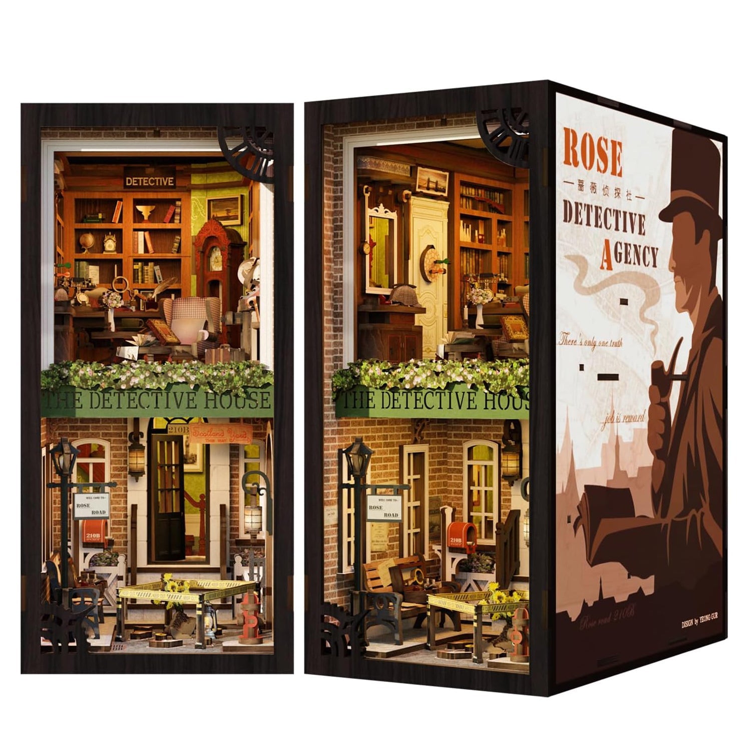 Detective Agency Book Nook DIY