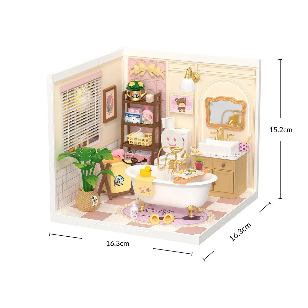 Miniature DIY Pop Bubble Bathroom