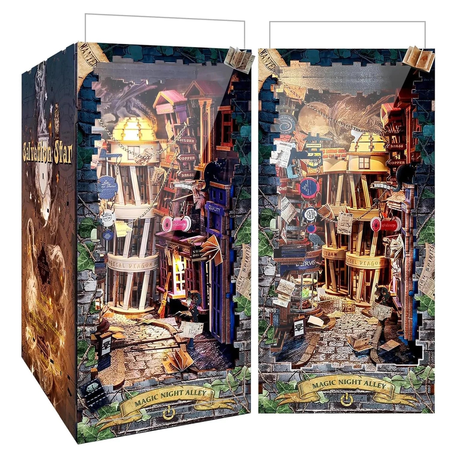 Magic Alley Book Nook DIY