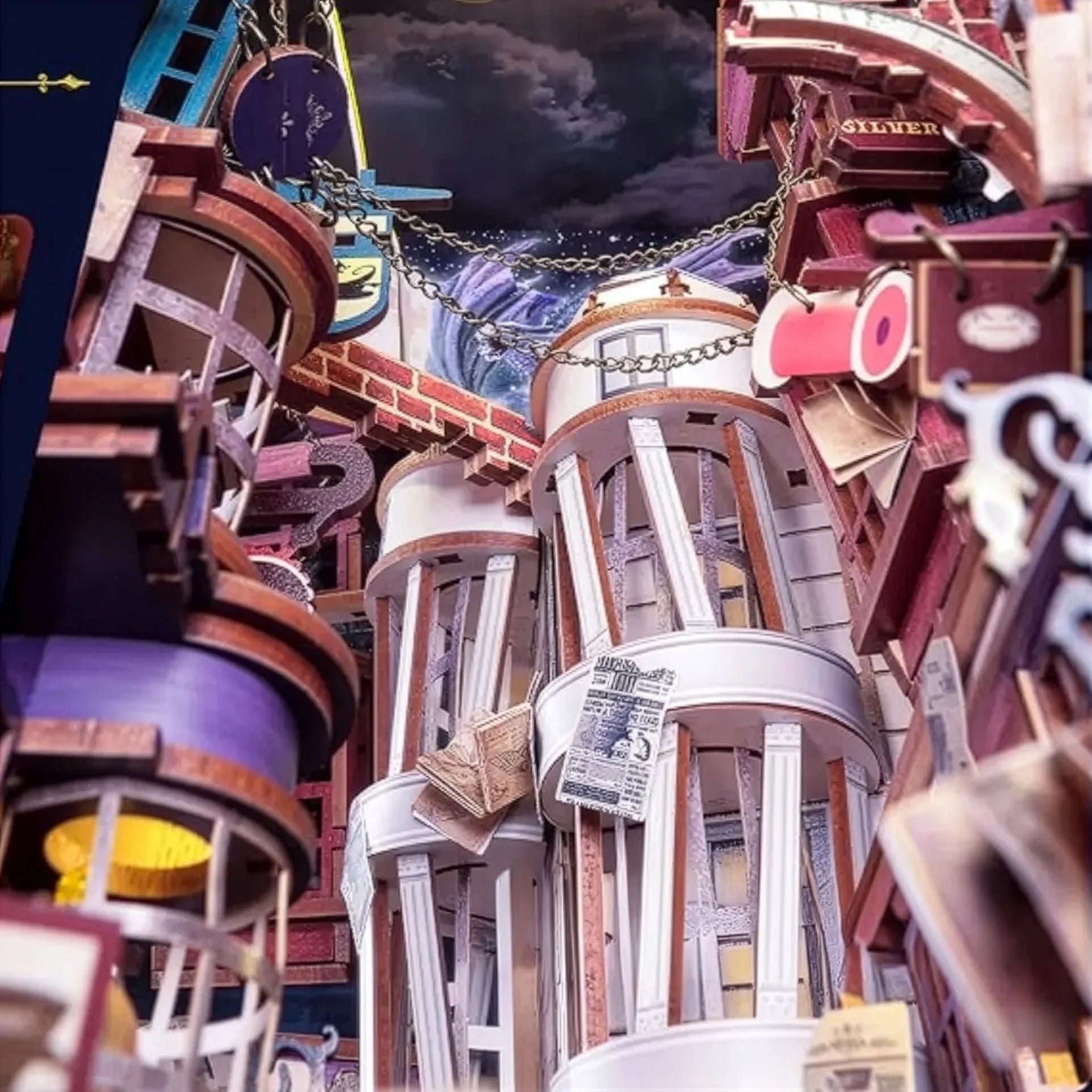 Magic Alley Book Nook DIY