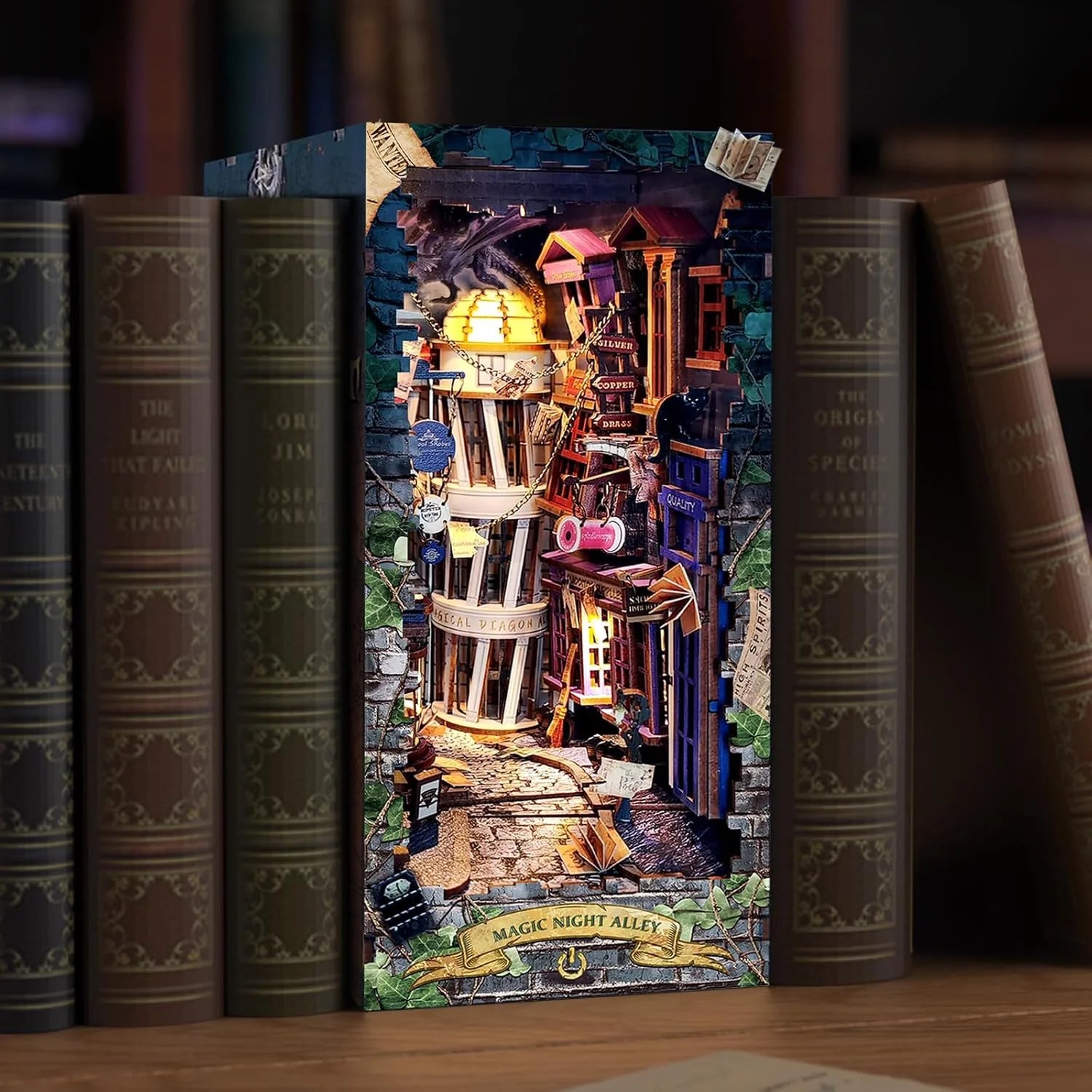 Magic Alley Book Nook DIY