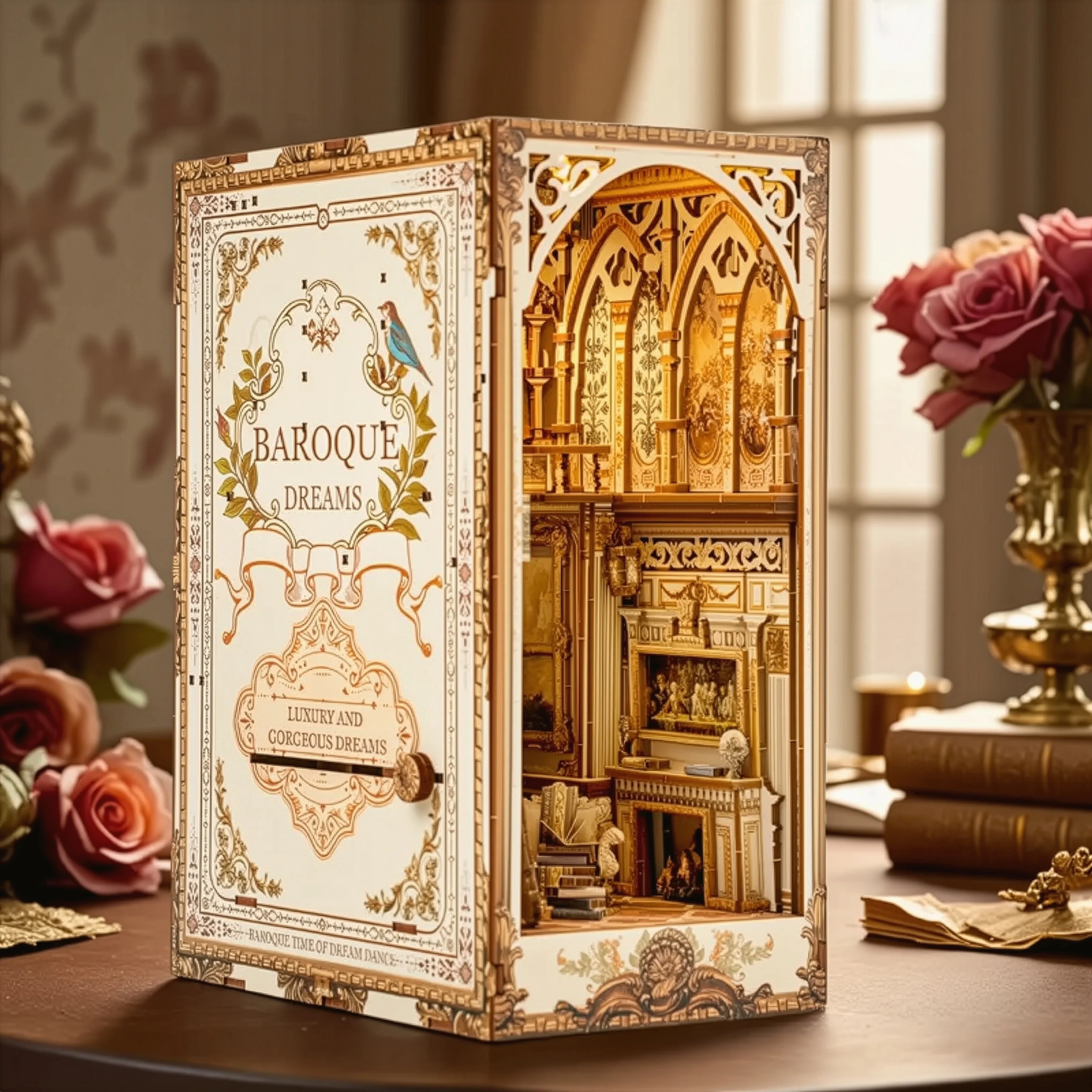 Baroque Dreams Library Book Nook DIY