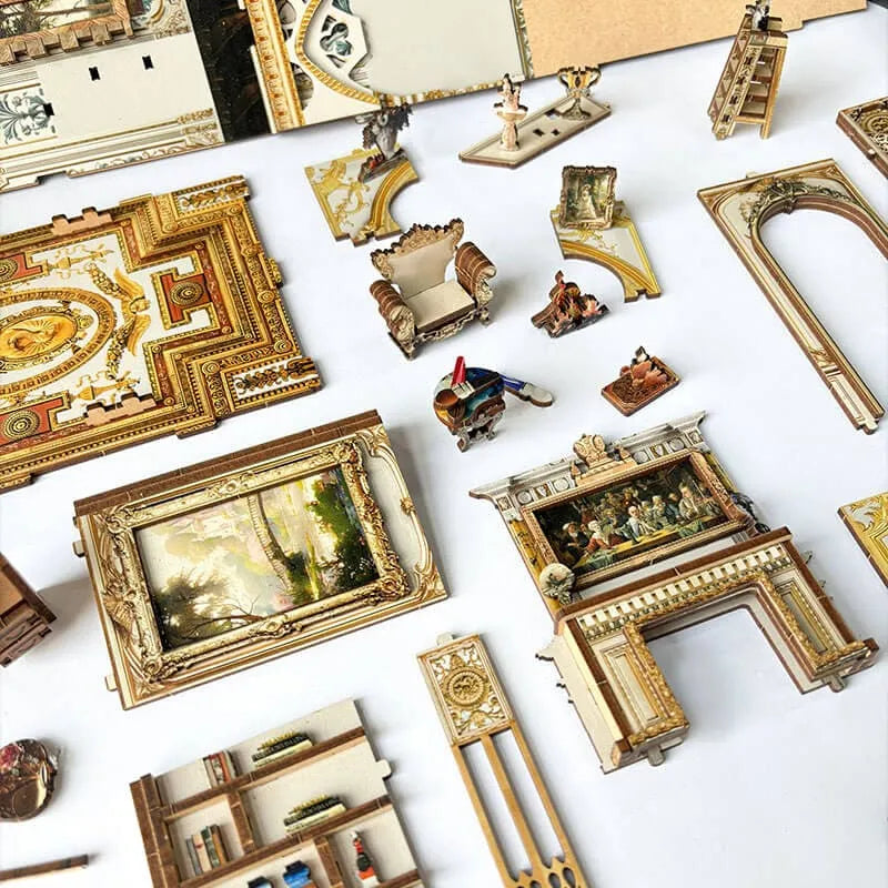 Baroque Dreams Library Book Nook DIY