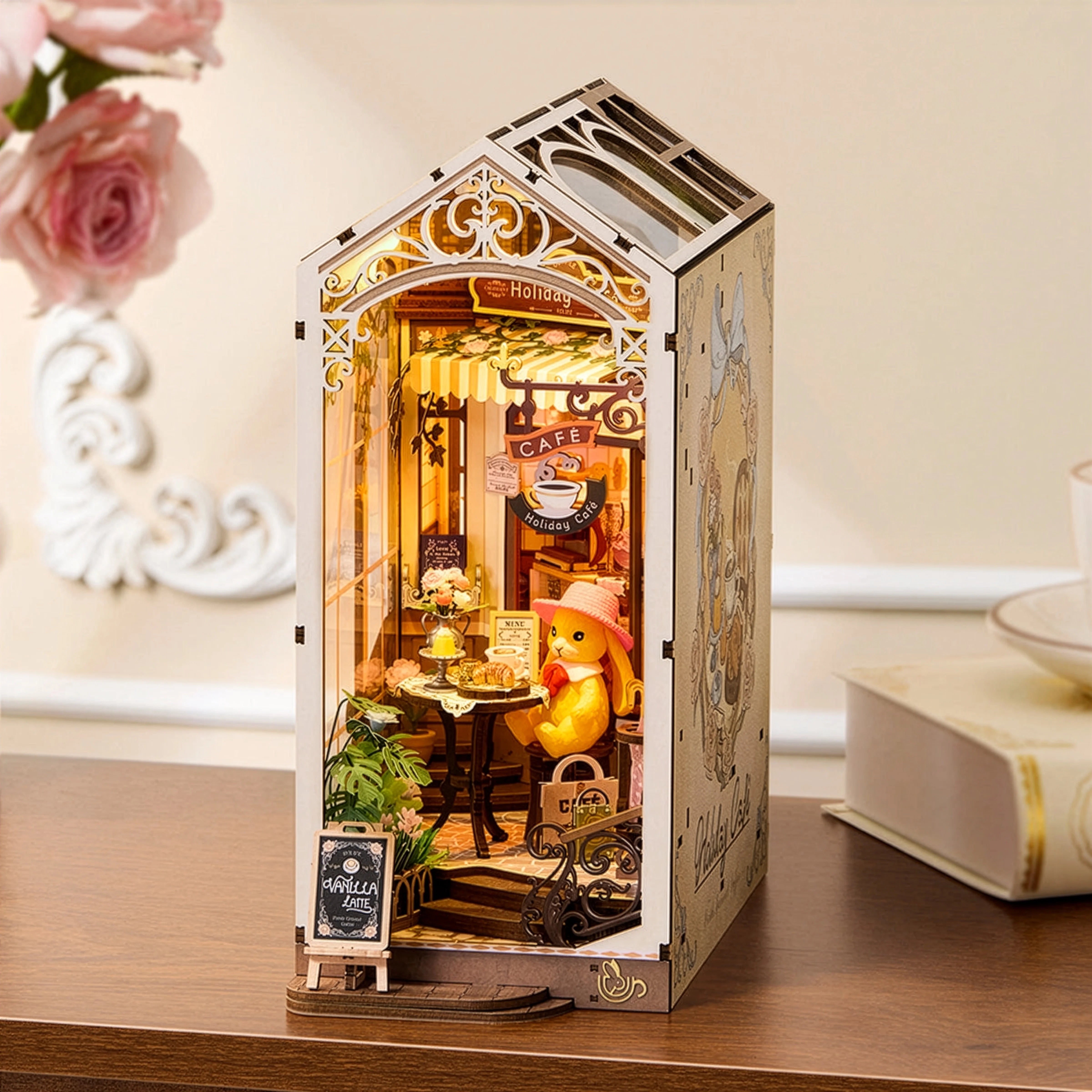 Charming Café Book Nook DIY