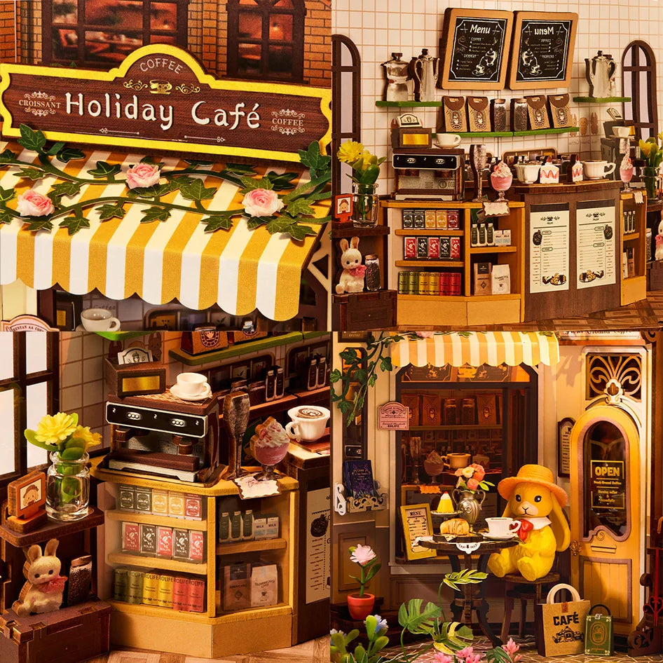 Charming Café Book Nook DIY