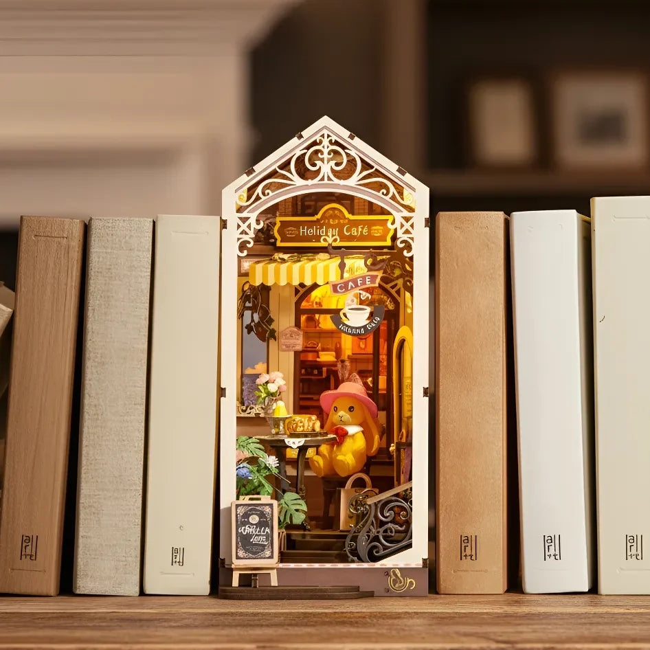 Charming Café Book Nook DIY