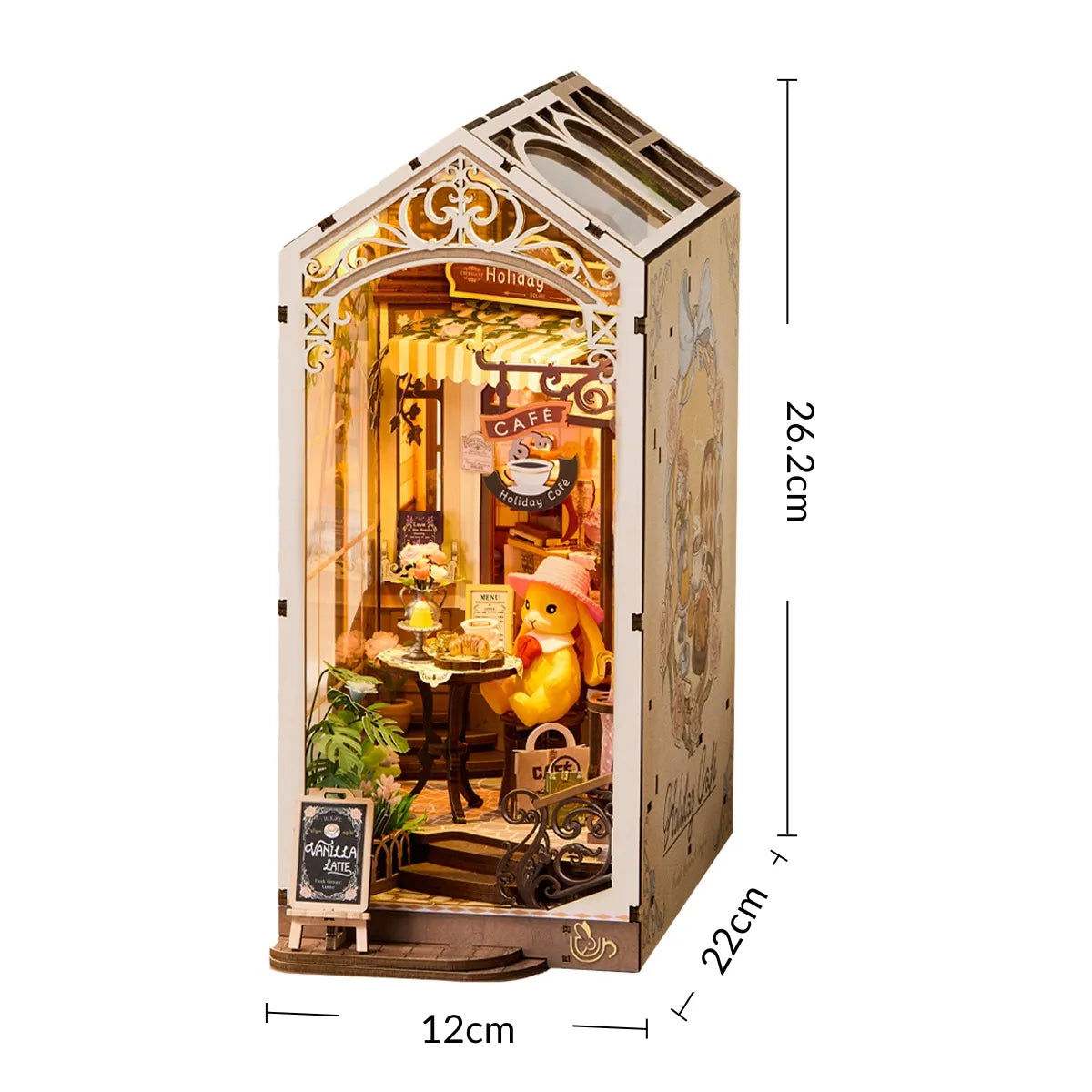 Charming Café Book Nook DIY