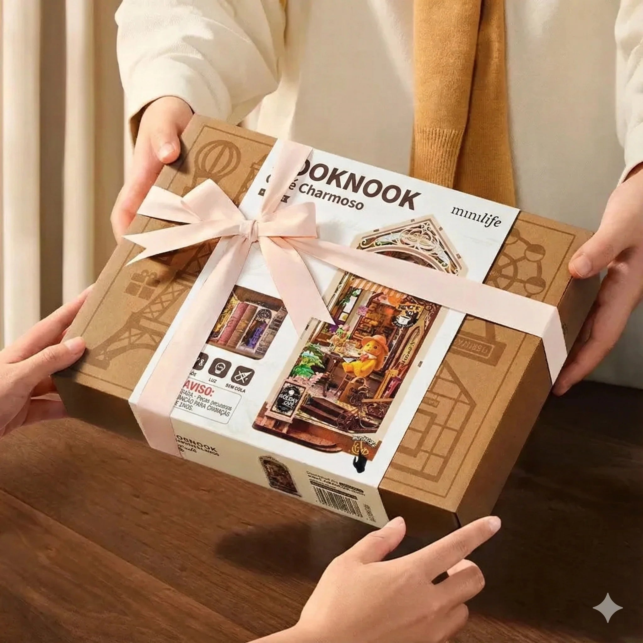 Charming Café Book Nook DIY