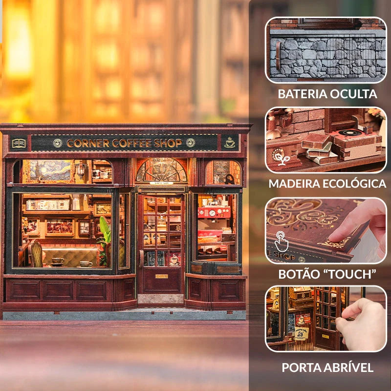Corner Café Miniature DIY