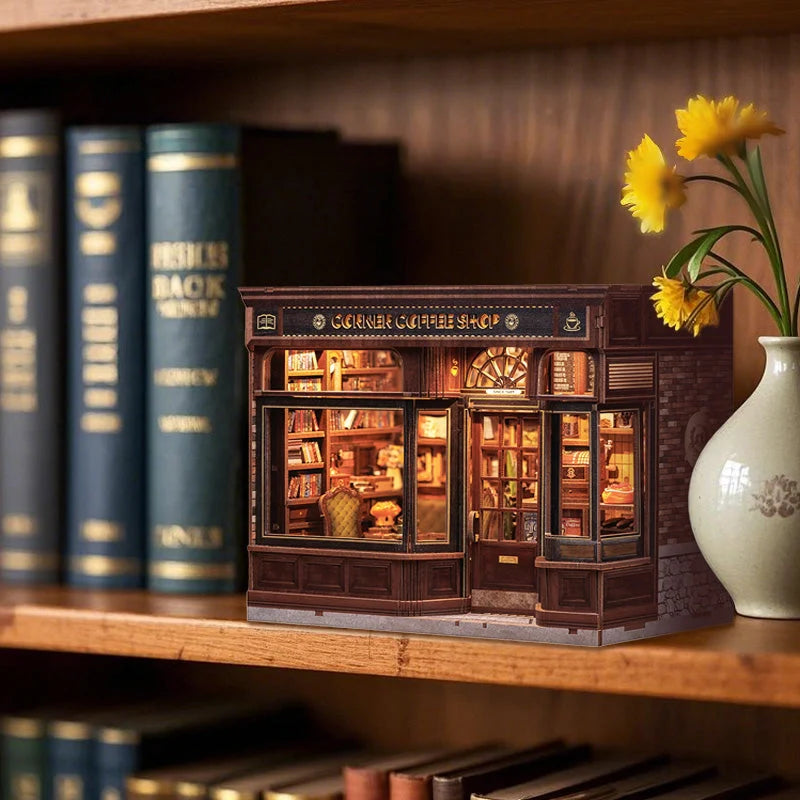 Corner Café Miniature DIY