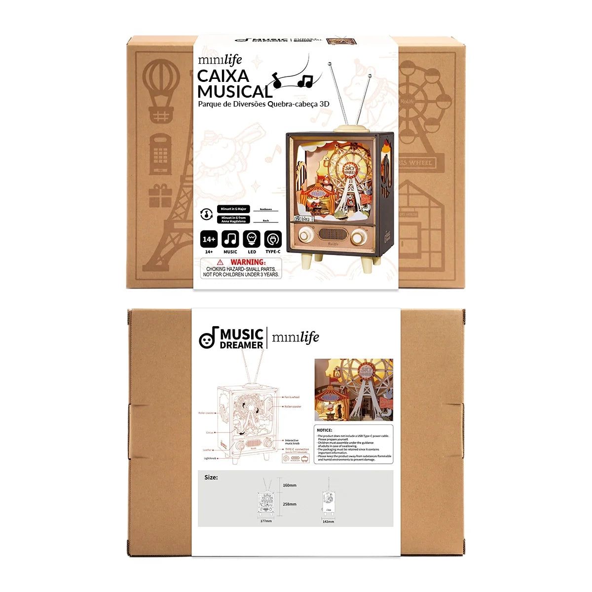 Musical Box Amusement Park 3D Puzzle