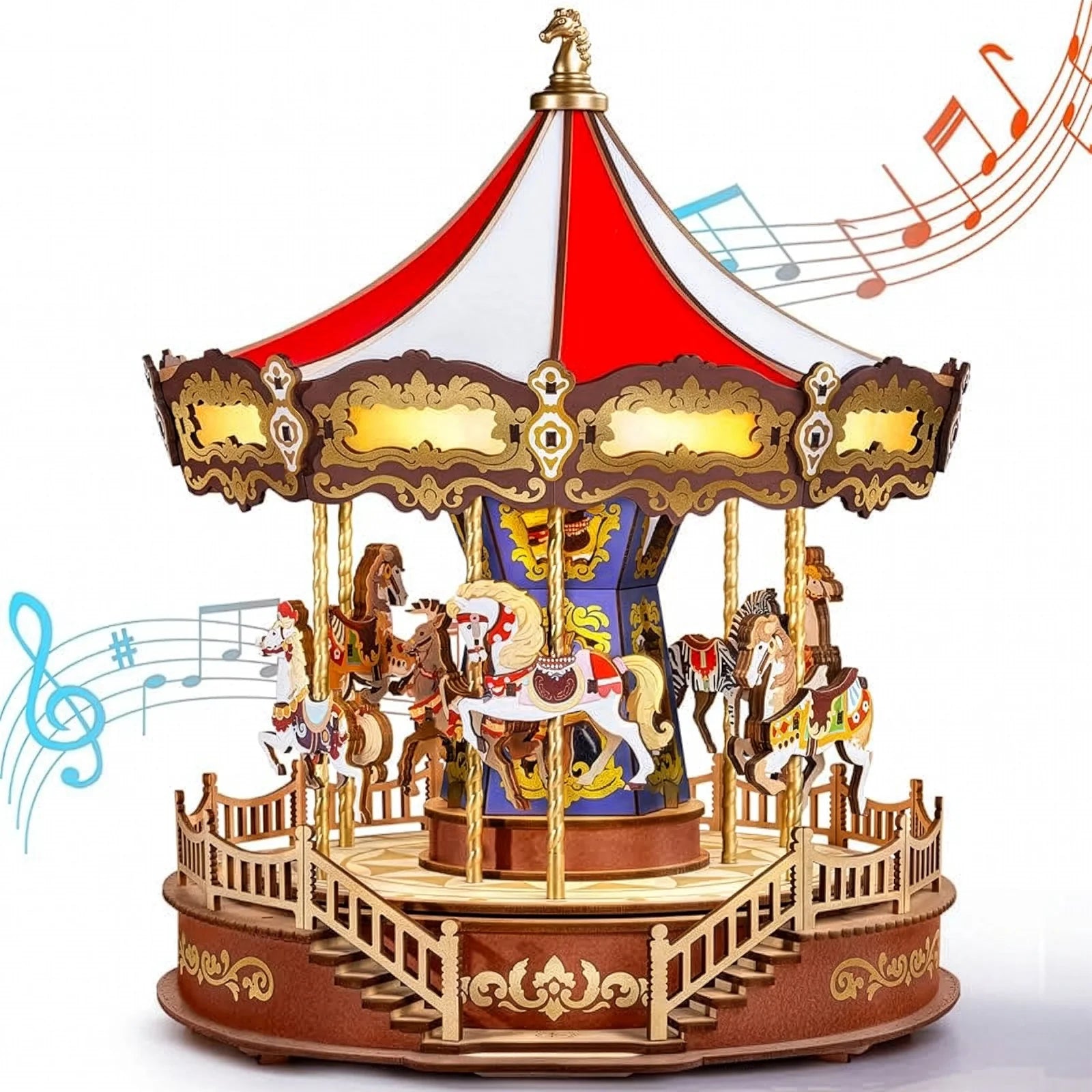 Classic 3D Puzzle Carousel