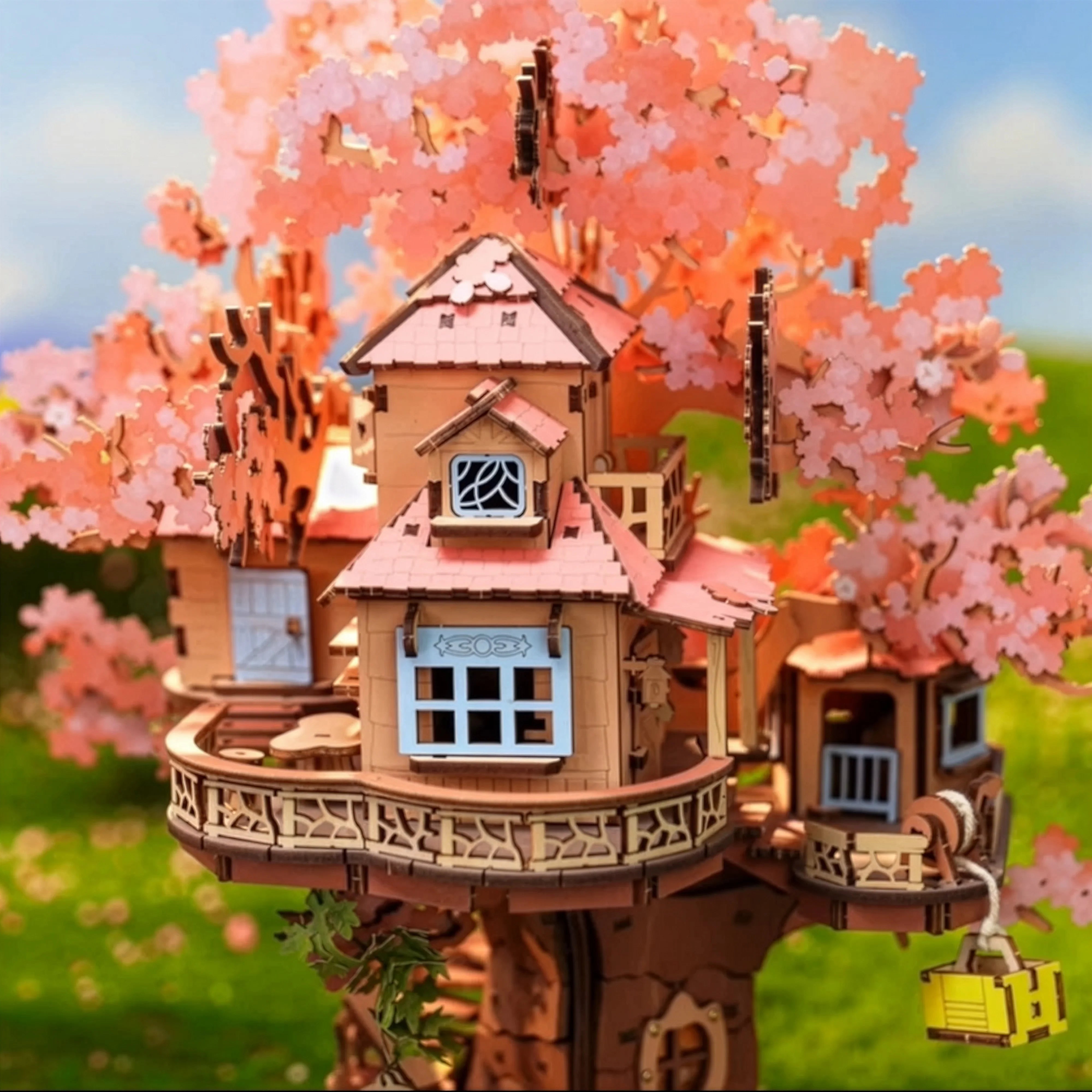 Cherry Blossom Treehouse 3D Puzzle