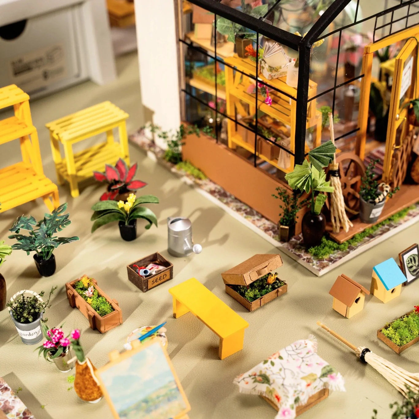 Charming Flower House Miniature DIY