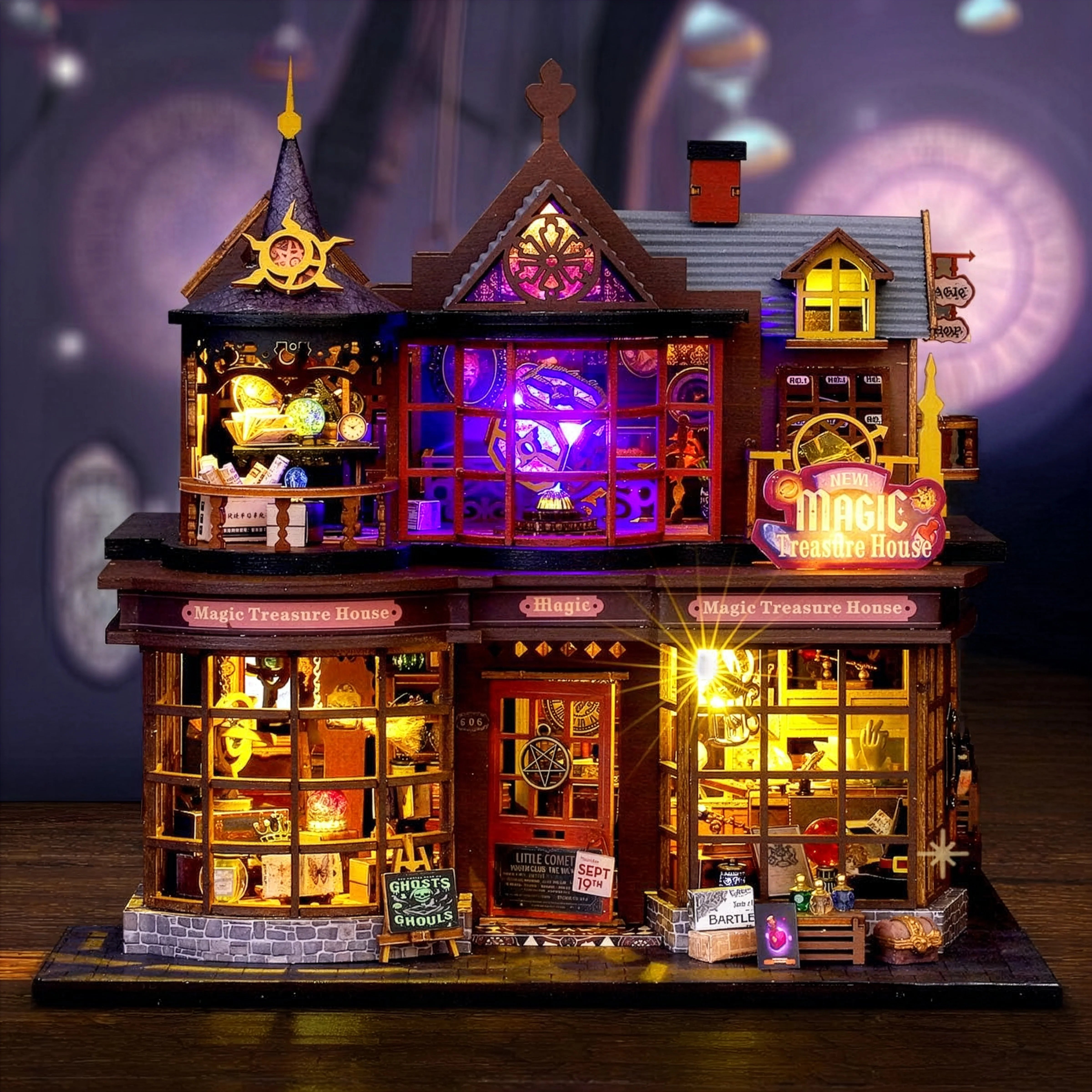 Magical Treasure House Miniature DIY