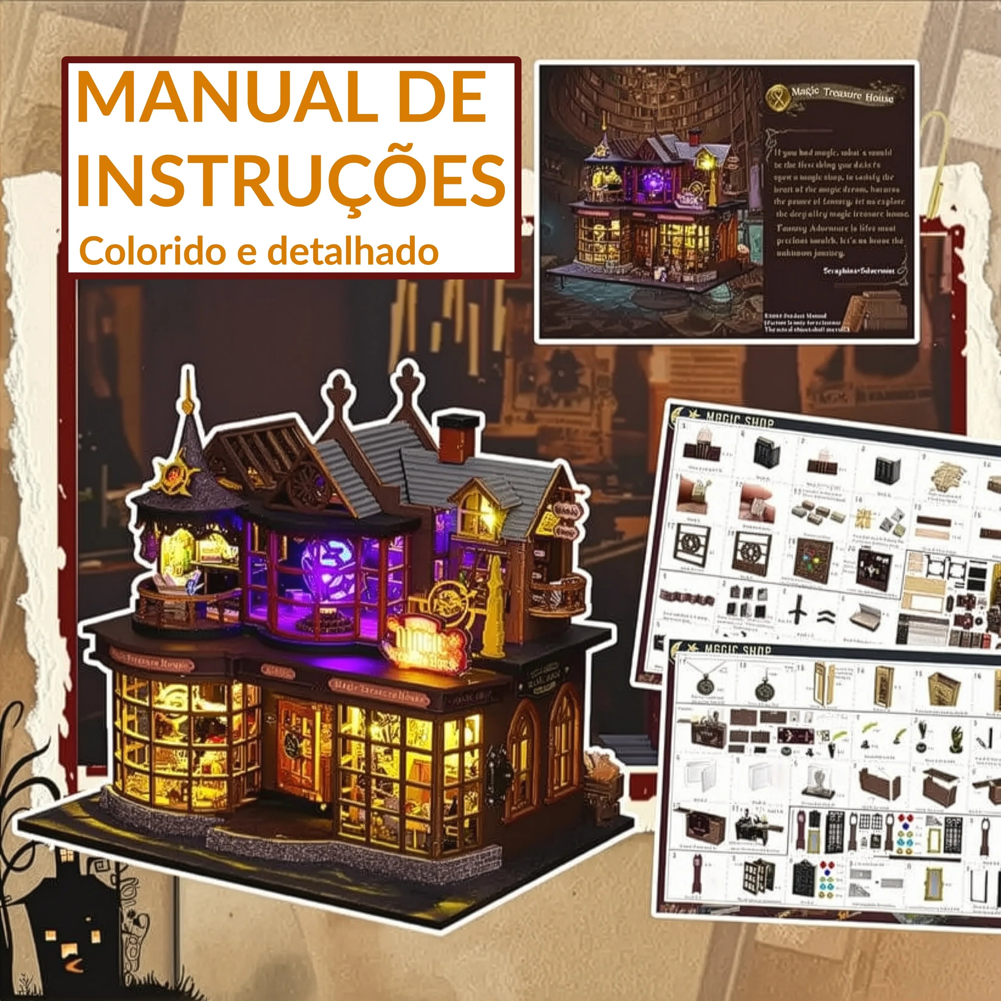 Magical Treasure House Miniature DIY