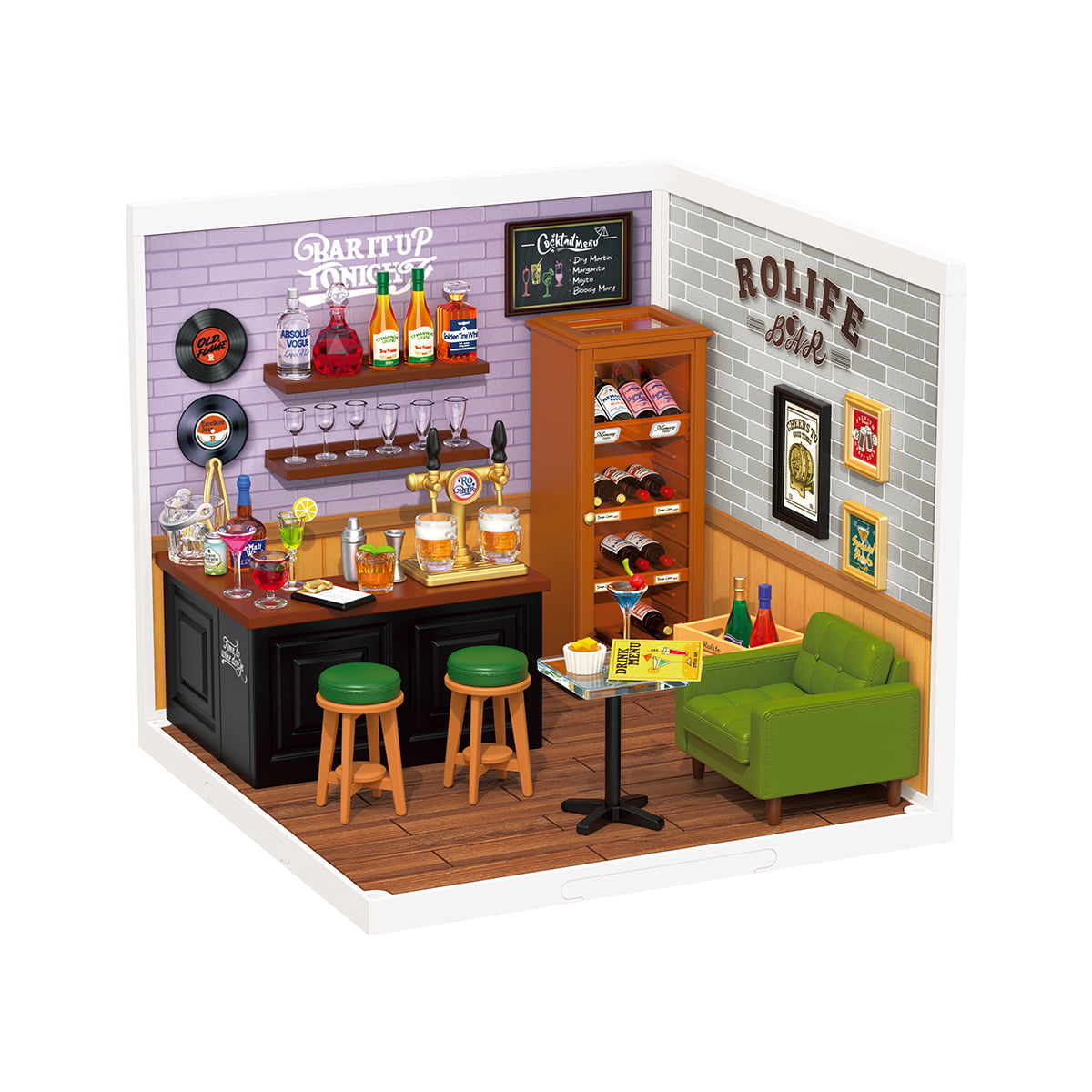 Cheers Bar & Pub Miniature DIY