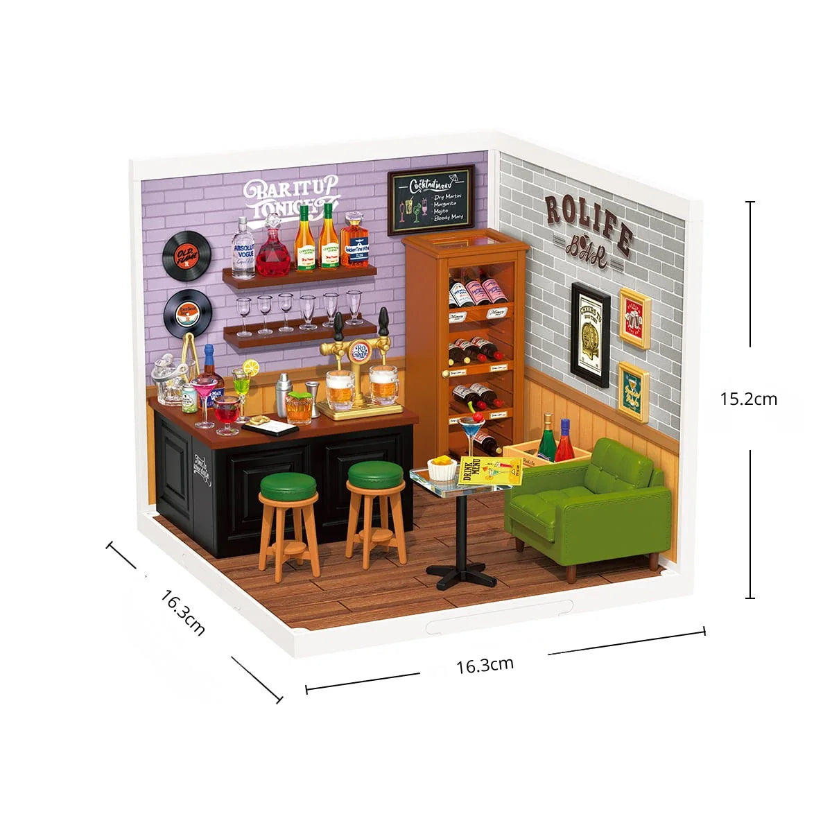 Cheers Bar & Pub Miniature DIY