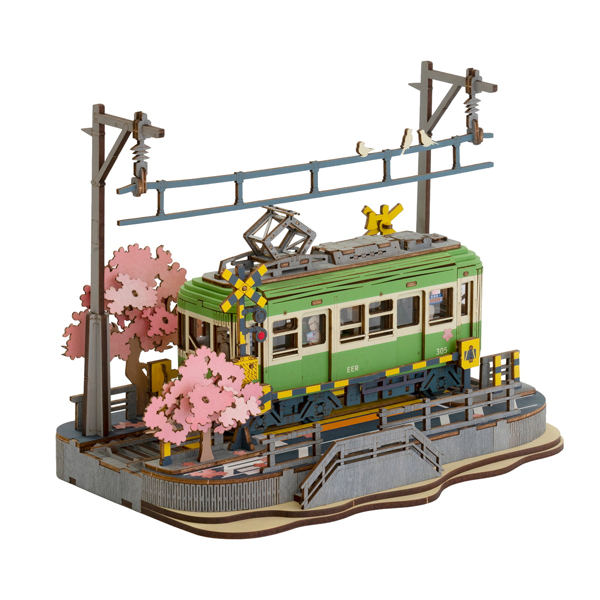 Cherry Blossom Journey Station 3D Puzzle