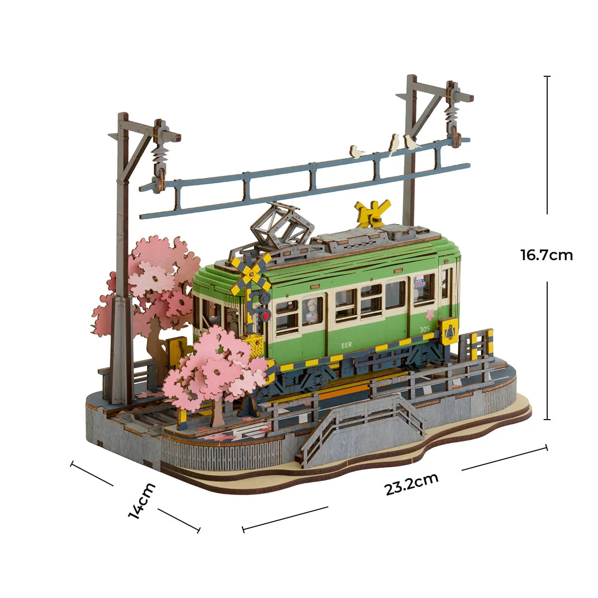 Cherry Blossom Journey Station 3D Puzzle