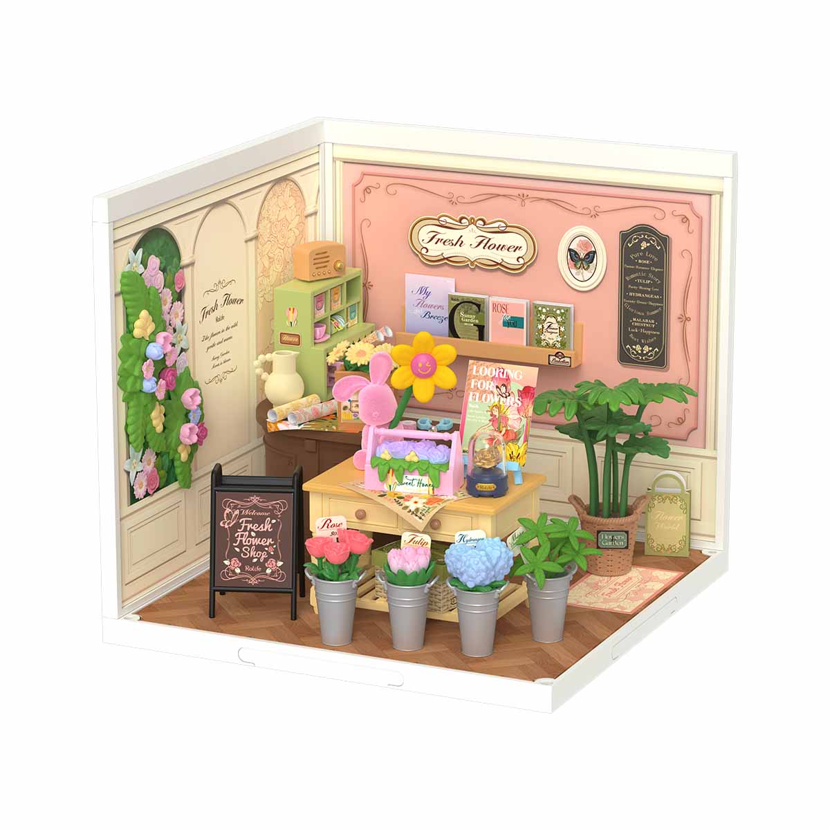 Miniature DIY Flower Shop Boutique