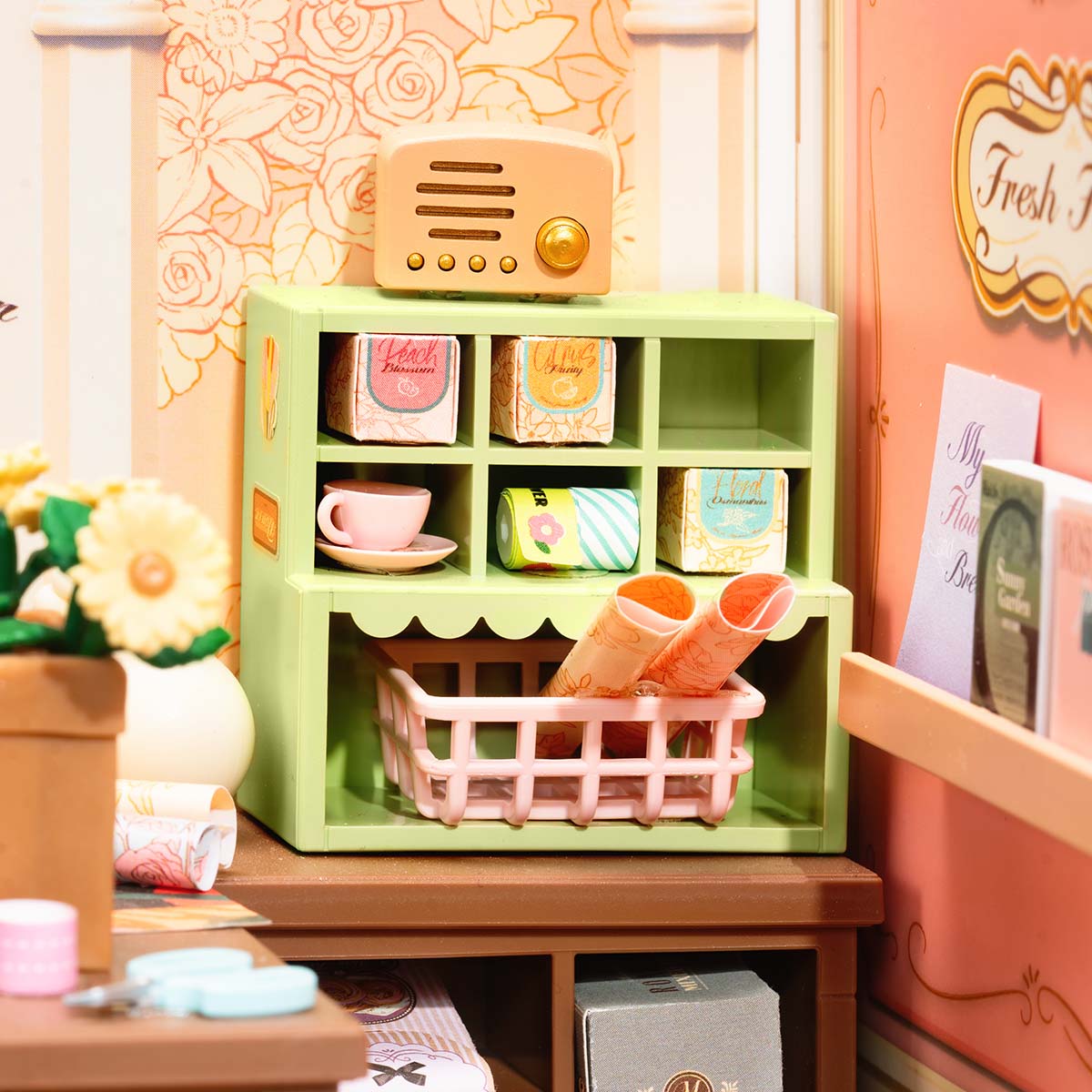 Miniature DIY Flower Shop Boutique
