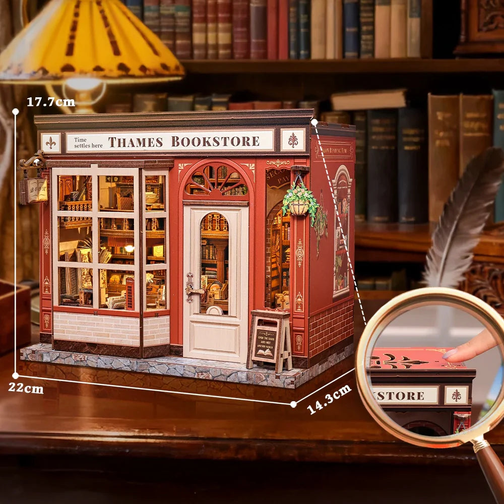 British Miniature Bookstore DIY