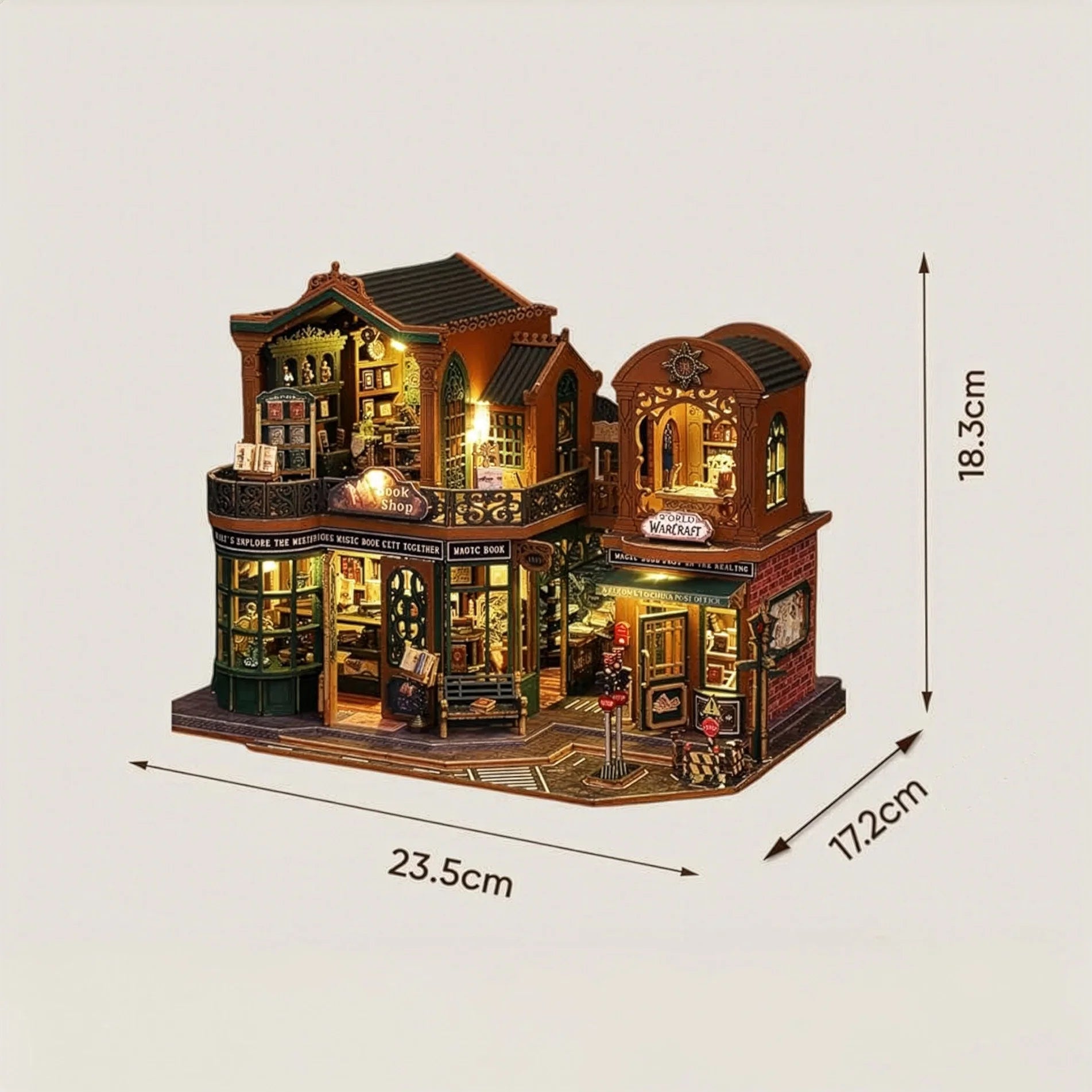 Twilight Bookstore Miniature House DIY