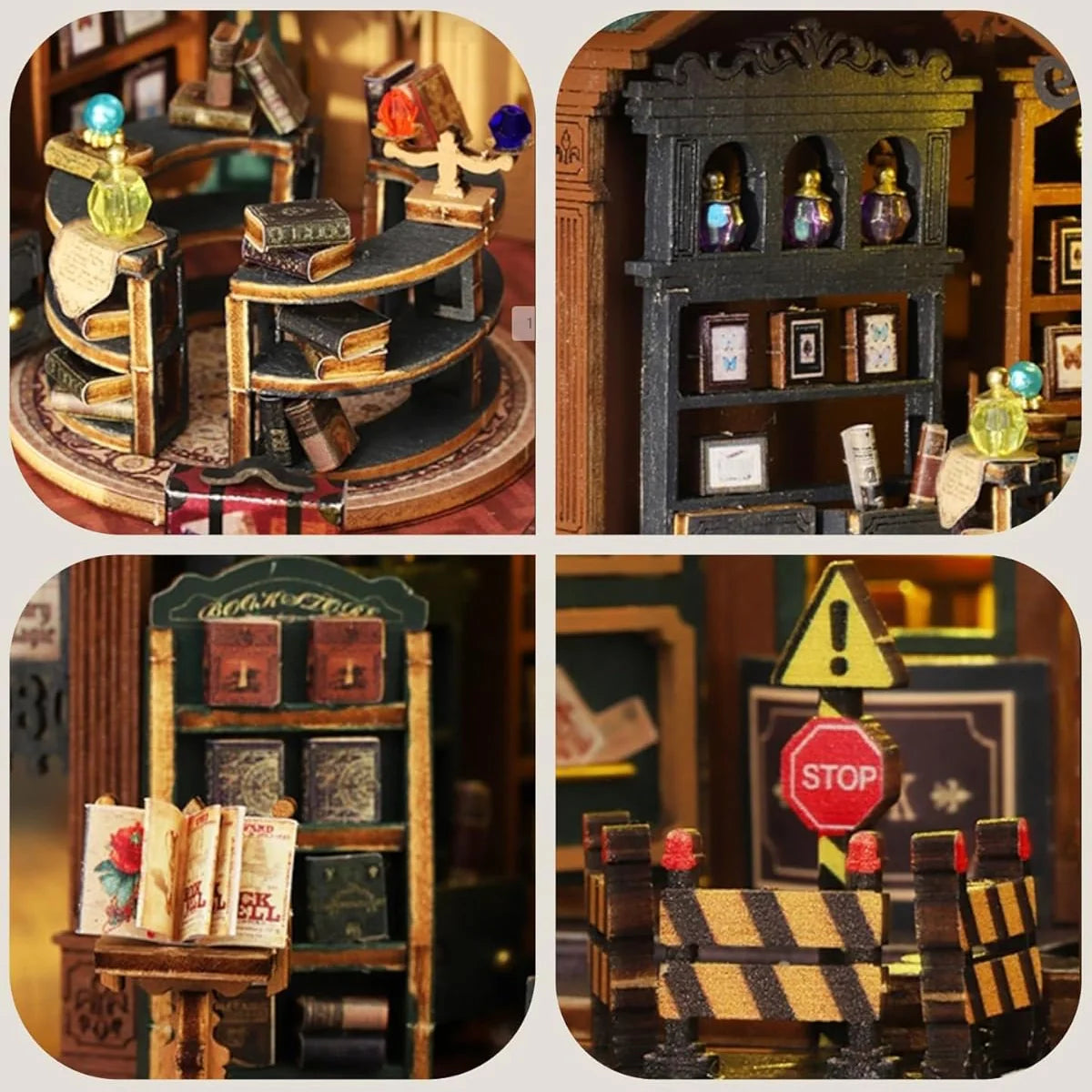 Twilight Bookstore Miniature House DIY