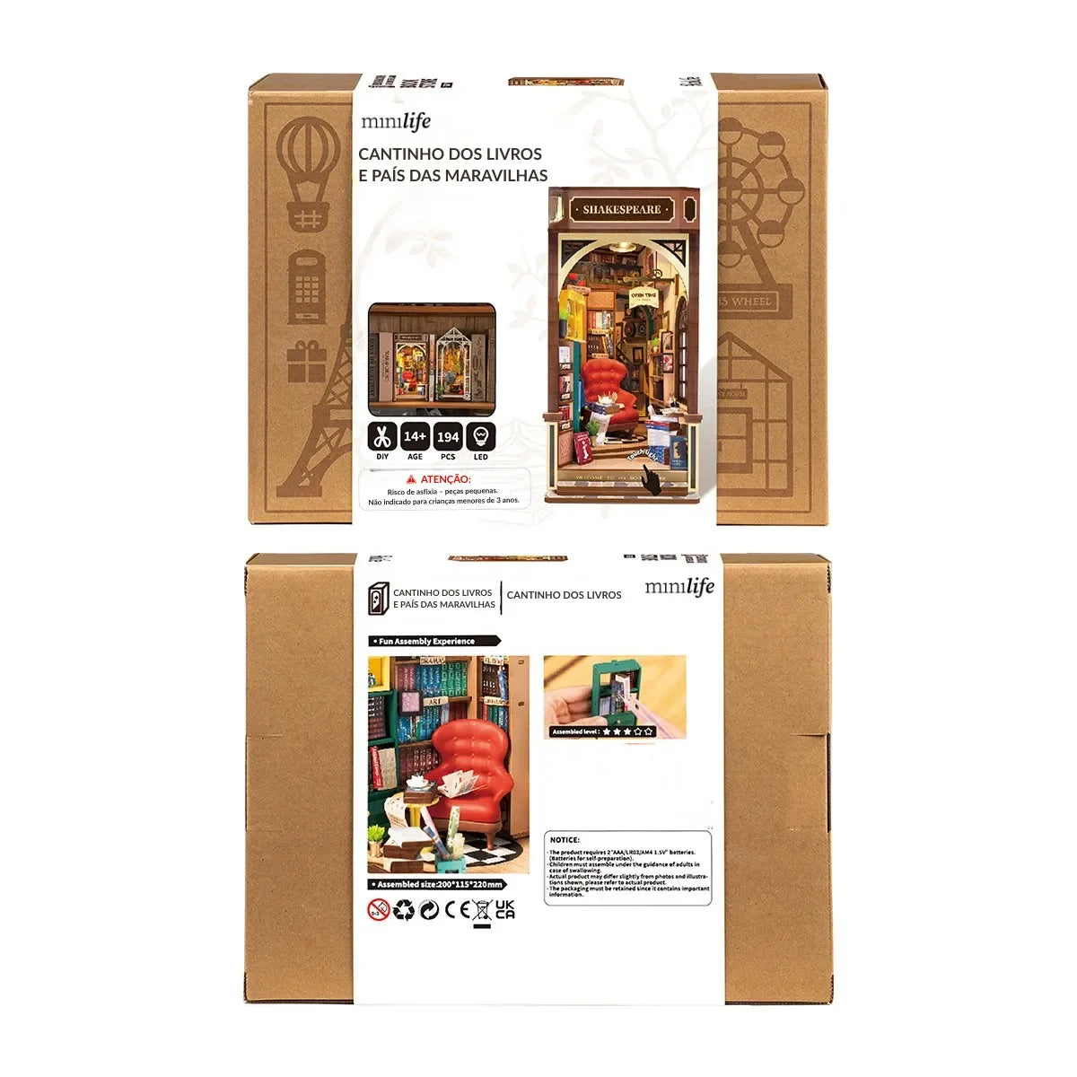 Shakespeare Book Nook DIY