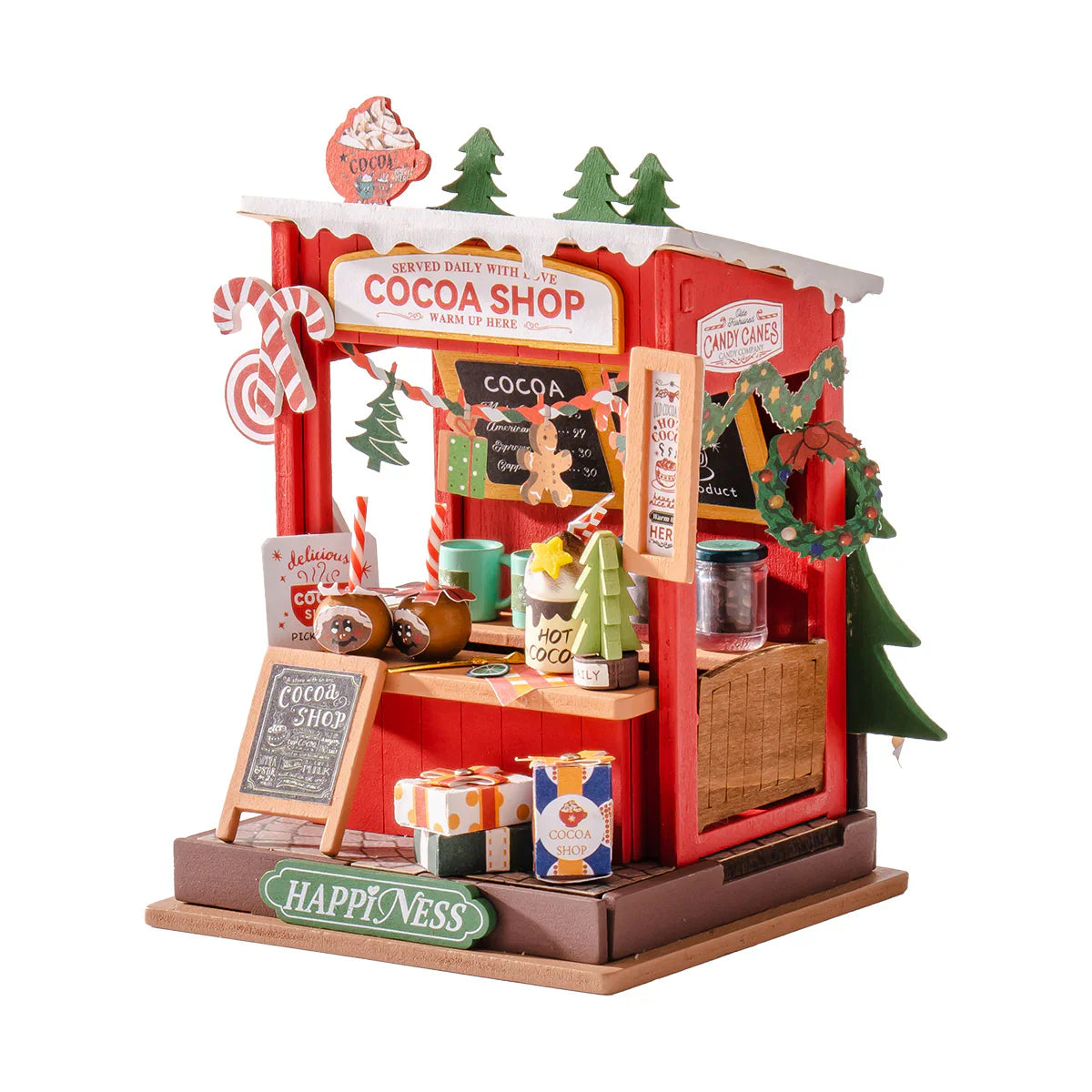 Enchanted Christmas - Hot Chocolate Shop Miniature DIY
