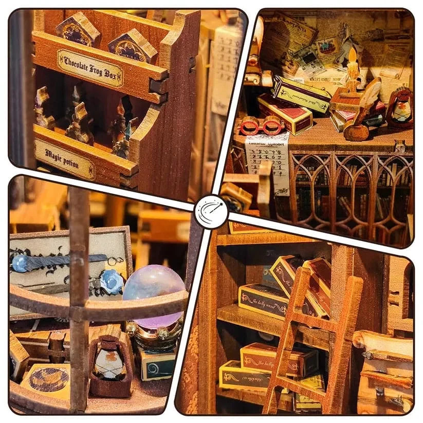 Magic Wand Shop Book Nook DIY