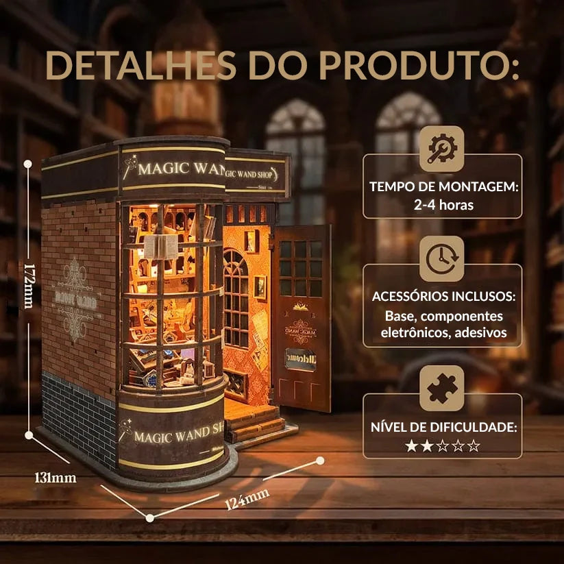 Magic Wand Shop Book Nook DIY