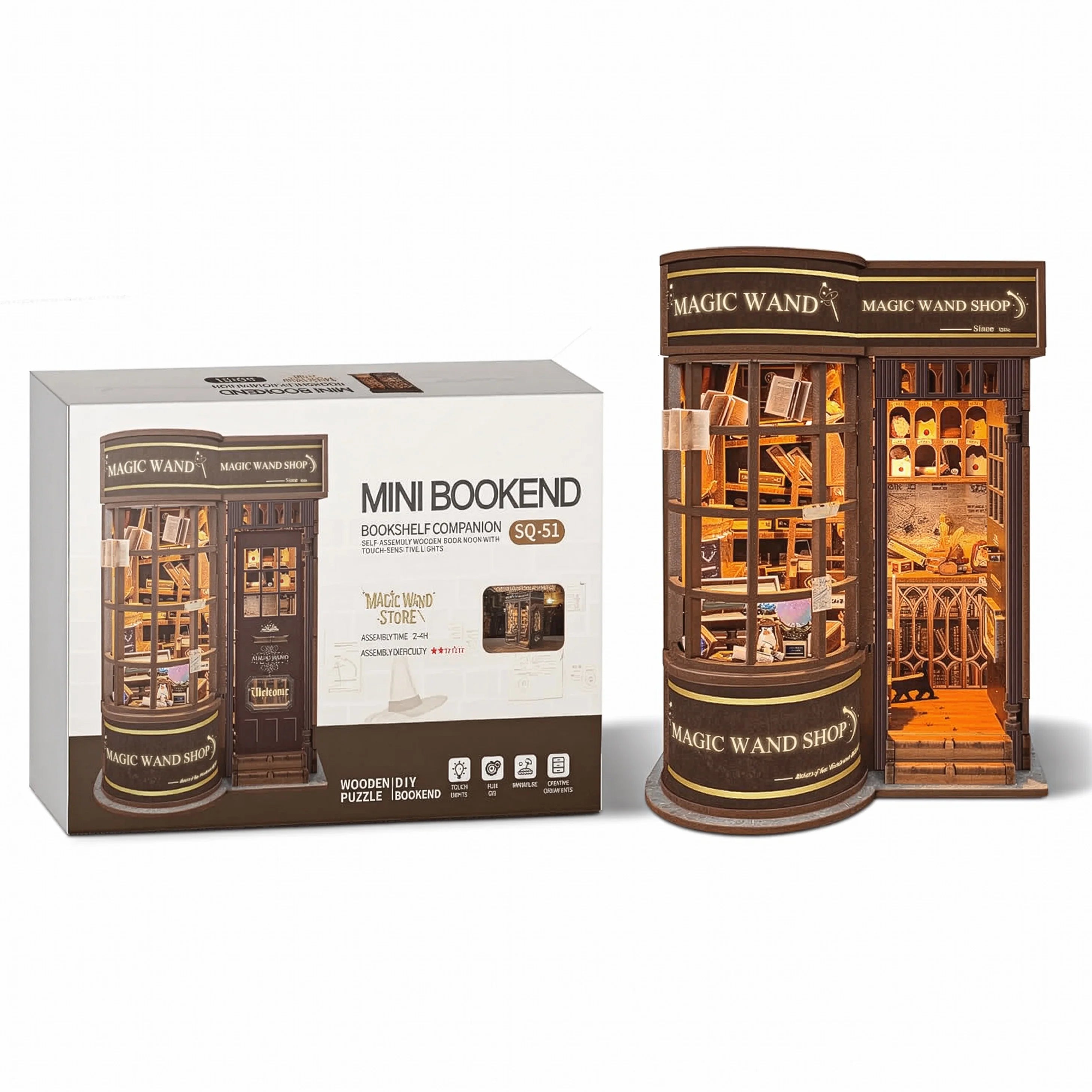 Magic Wand Shop Book Nook DIY