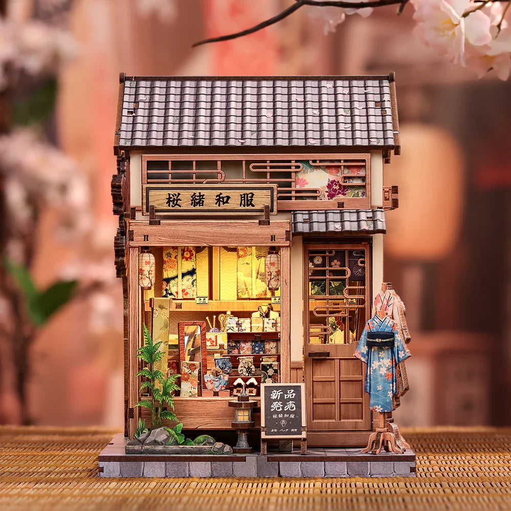 Japanese Kimono Miniature House DIY Store