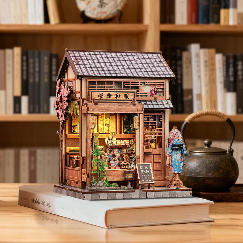 Japanese Kimono Miniature House DIY Store