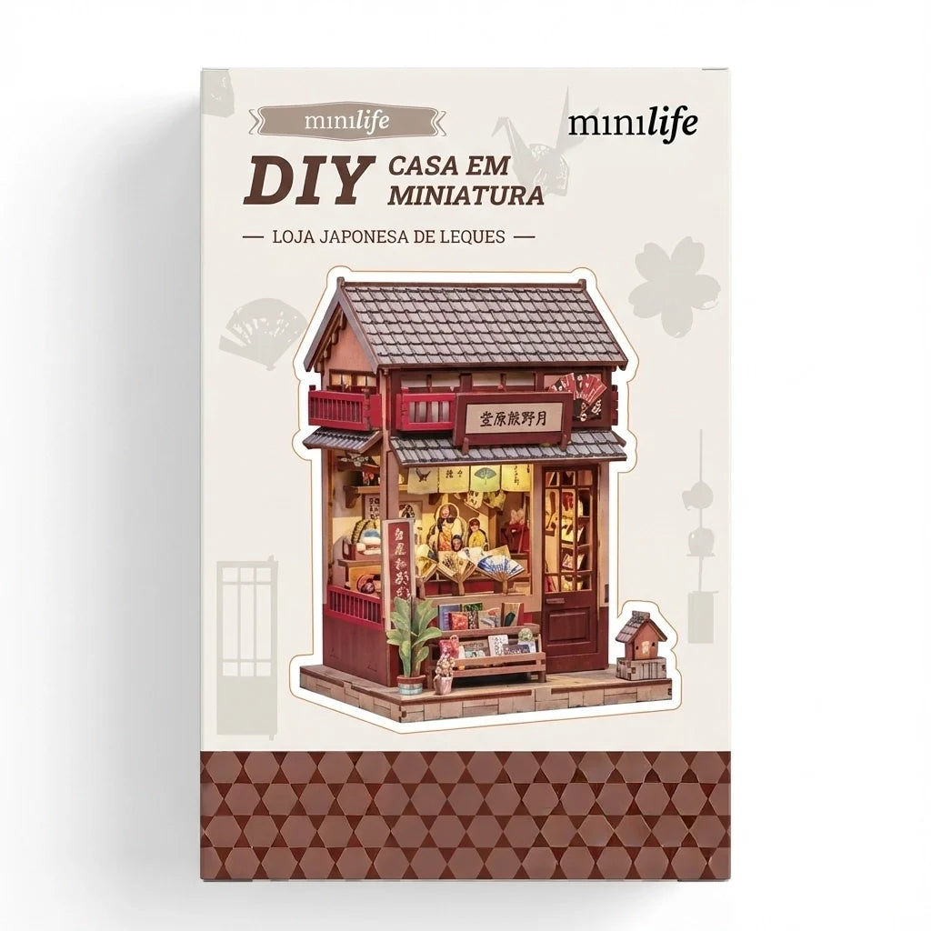 Japanese Fan Shop Miniature House DIY