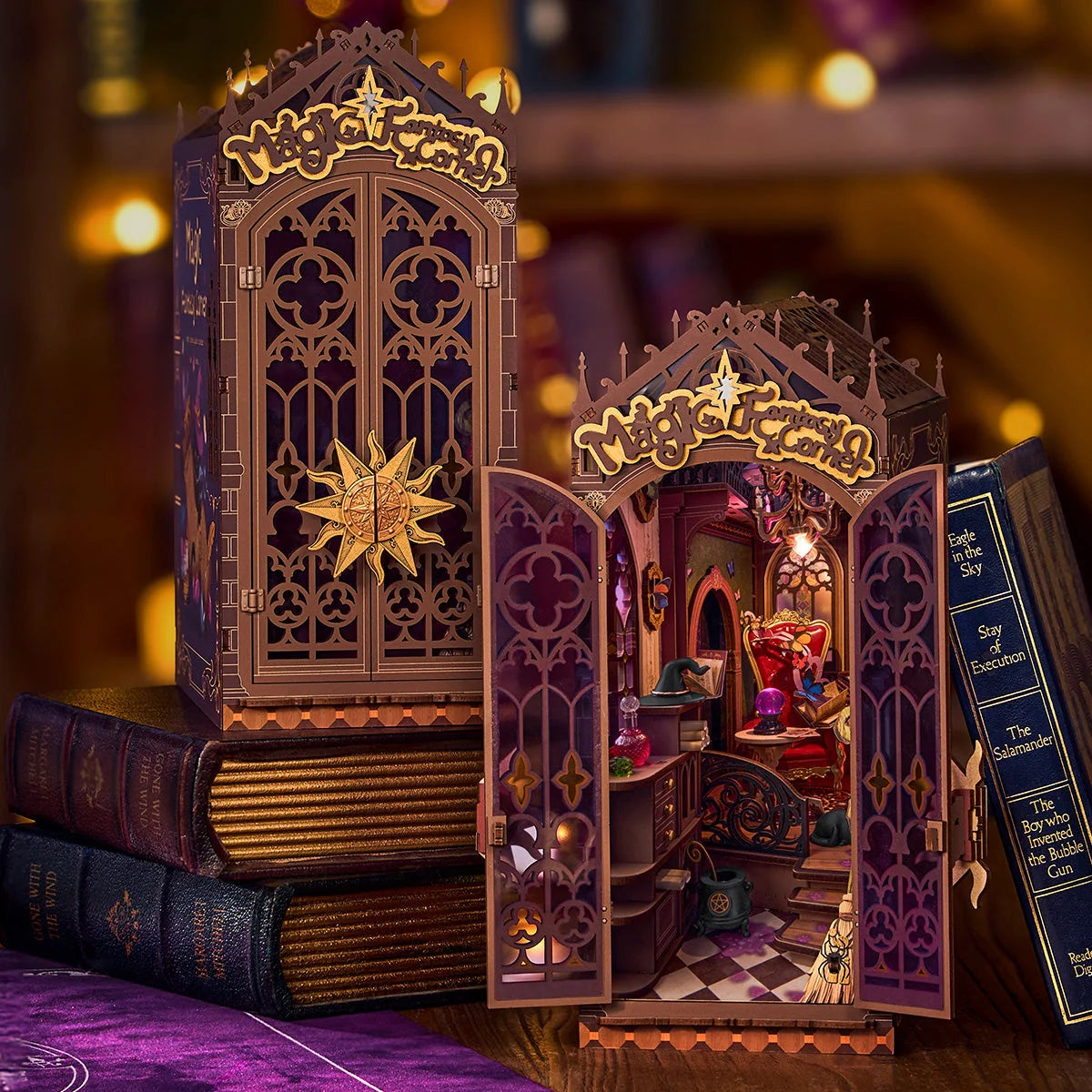 Magical Fantasy World Book Nook DIY