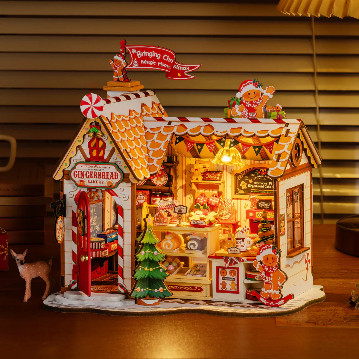 Enchanted Christmas - DIY Miniature Gingerbread House