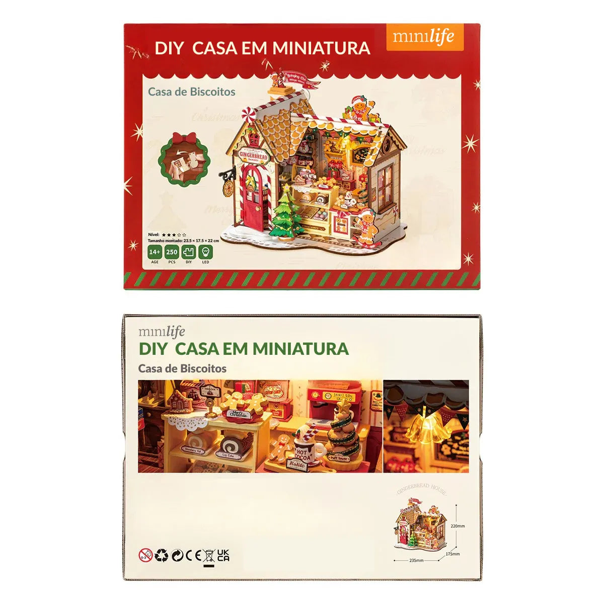 Enchanted Christmas - DIY Miniature Gingerbread House