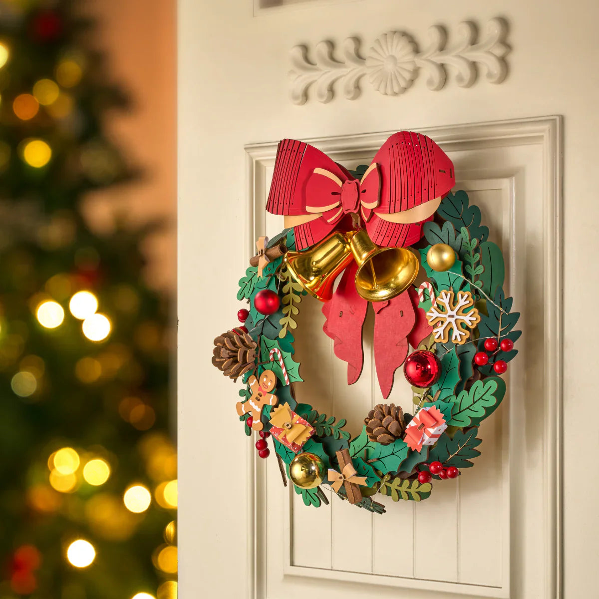 Enchanted Christmas – Festive 3D Puzzle Wreath