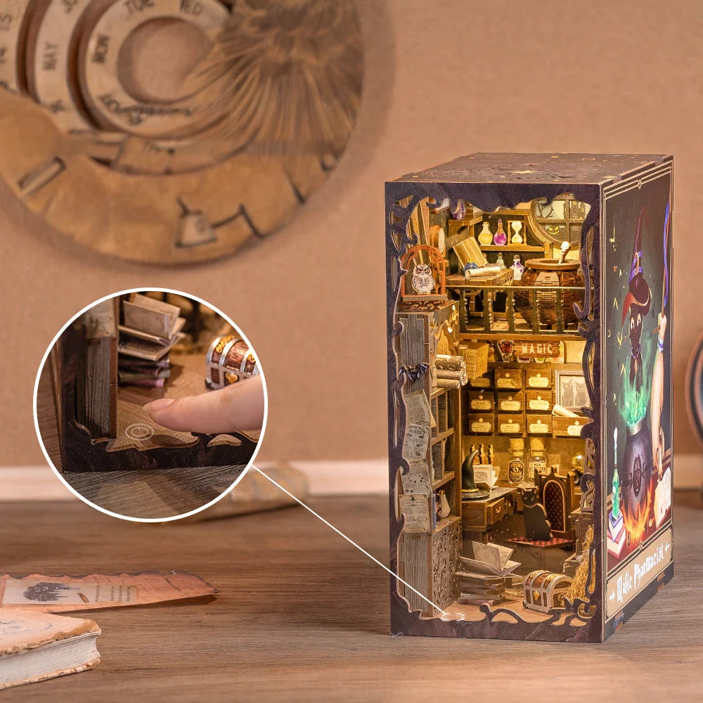 The Magical Pharmacist Book Nook DIY