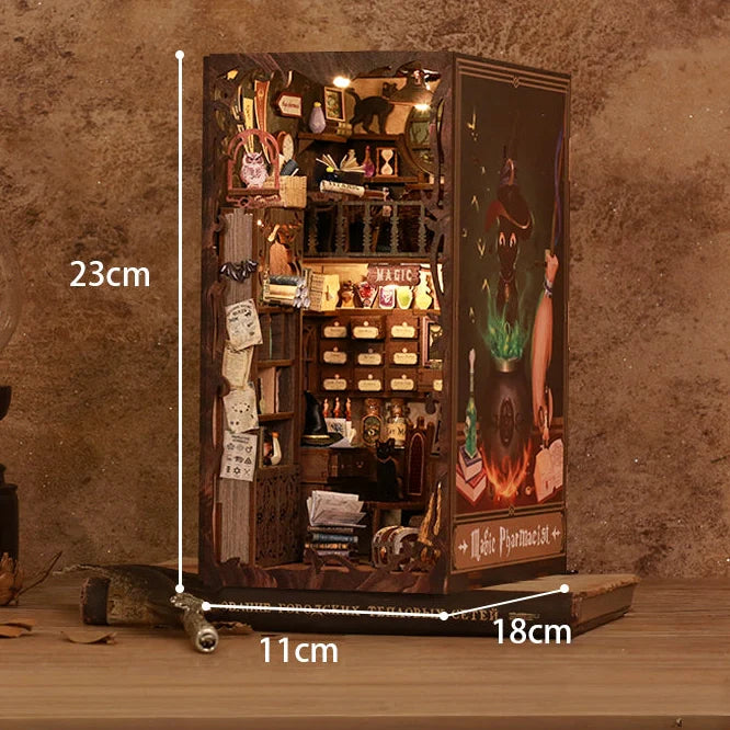 The Magical Pharmacist Book Nook DIY