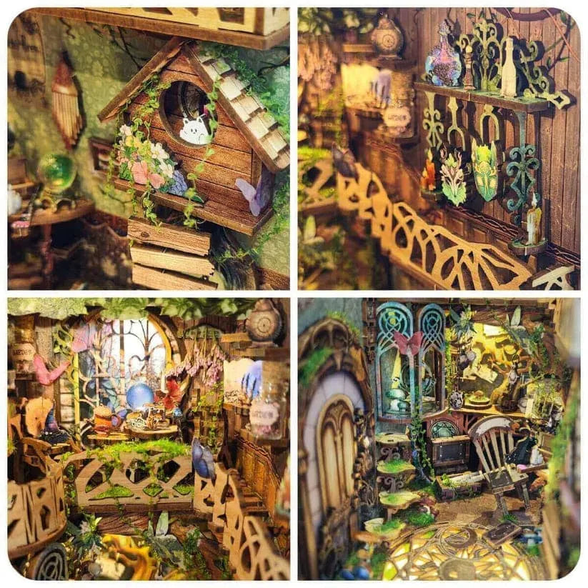 Fairy Green Kingdom Book Nook DIY