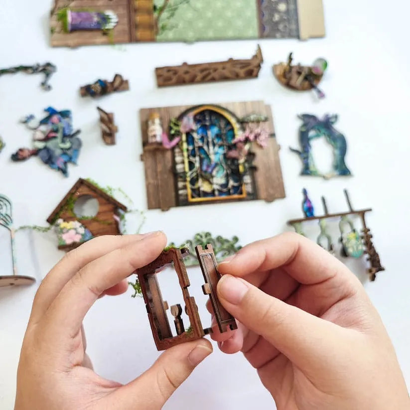 Fairy Green Kingdom Book Nook DIY