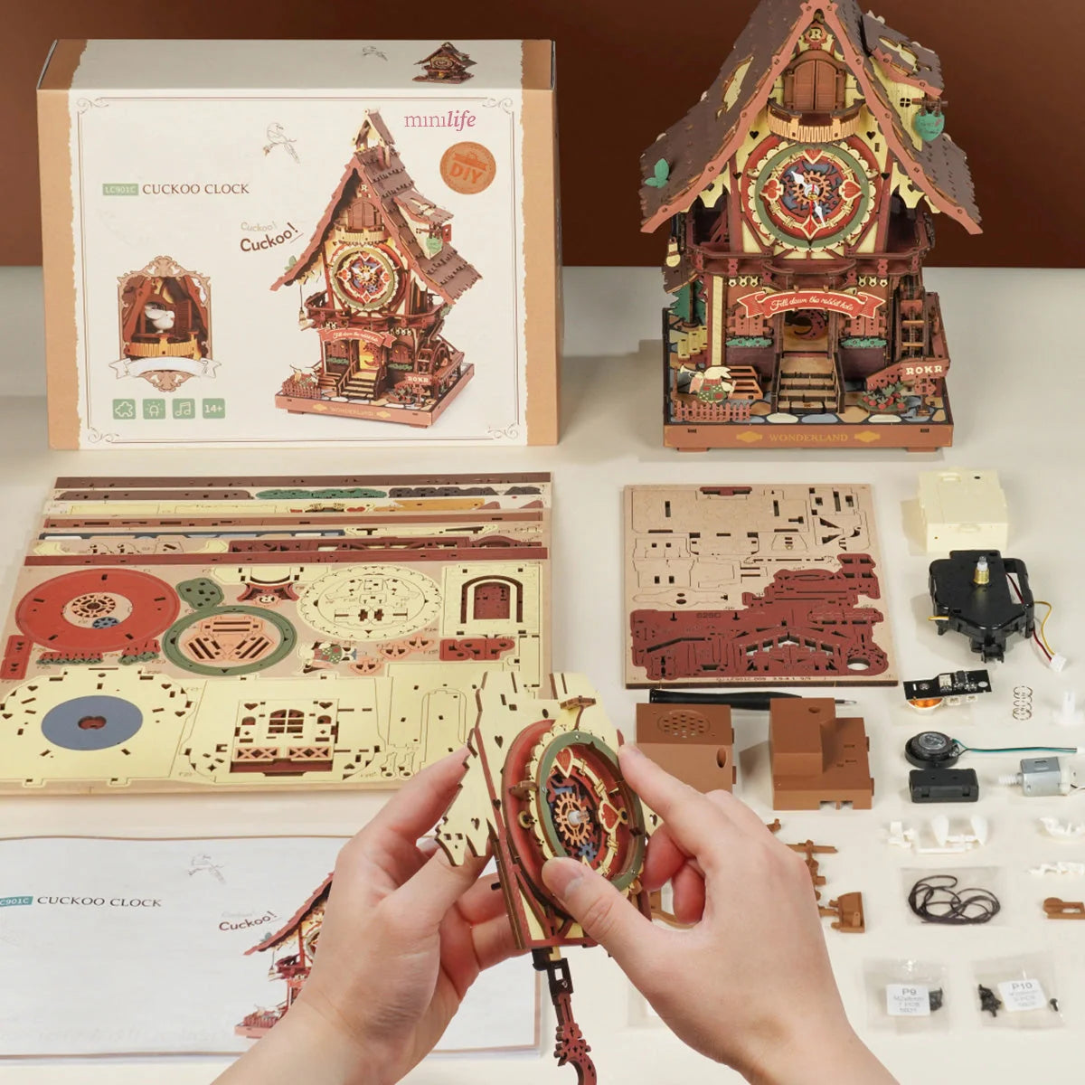 3D Puzzle Cuckoo Clock