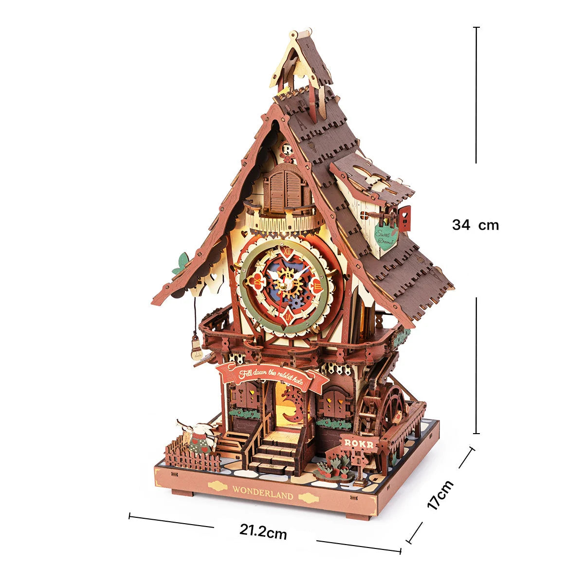 3D Puzzle Cuckoo Clock