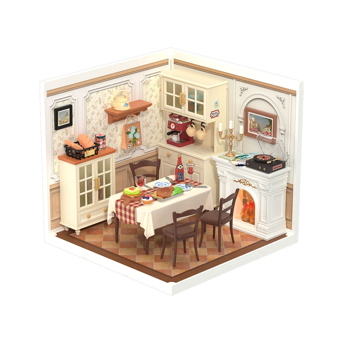 Cozy Dining Room Miniature House DIY
