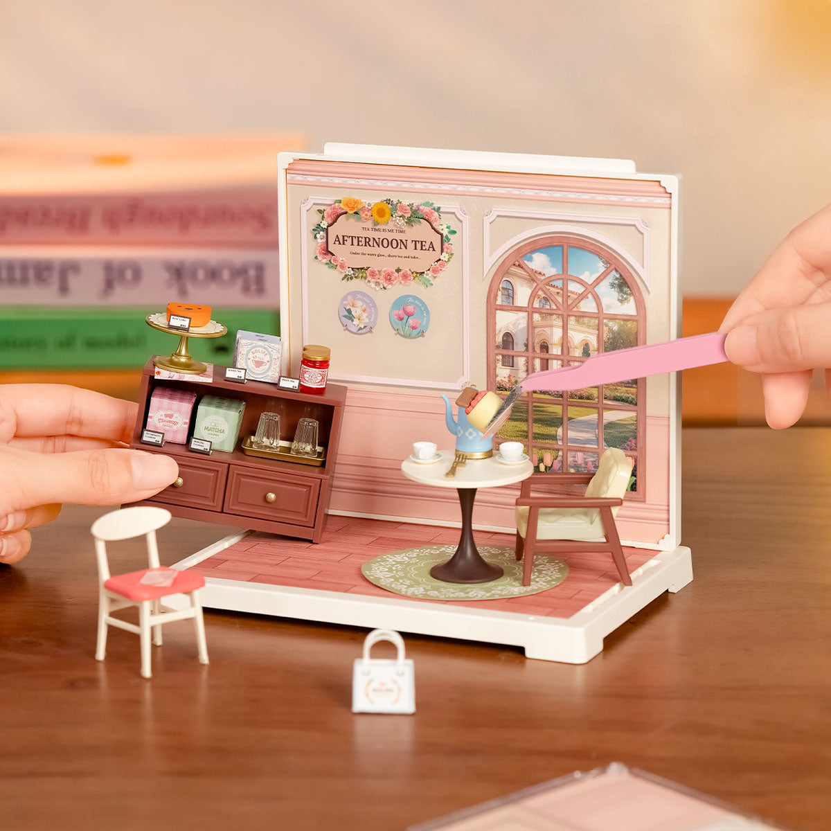 Afternoon Tea Room Miniature DIY